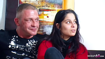 Tiny Step Daughter teach to Sex by German Mature Couple