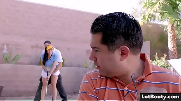 Big ass and busty Rachel Starr fuck her golf instructor