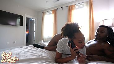 Roommate Couldn't Resist Watching w/ Rhae Woods & Goddess Royale