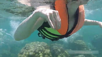 PUBLIC EXHIBITIONIST GERMAN TEEN VERONIKAVONK WITH BIG BOOBS ON THE