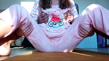 Real homemade teasing and masturbate small tits and wet pussy