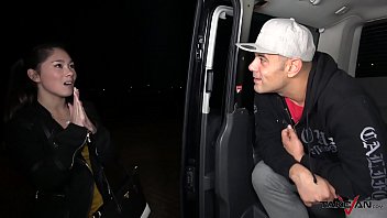 Tight Asian Pussy Stretched and Jizzed in the Pick Up