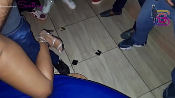 Cuckold lets wife walk alone on the swing and she