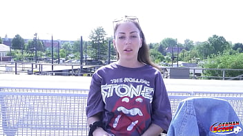 GERMAN SCOUT - First Time Anal at Pickup Casting Fuck