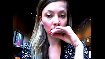 Masturbating in a coffeshop