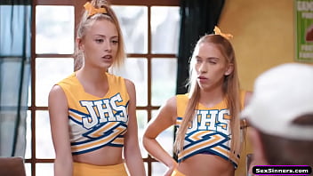  - Cheerleaders rimmed and analed by coach