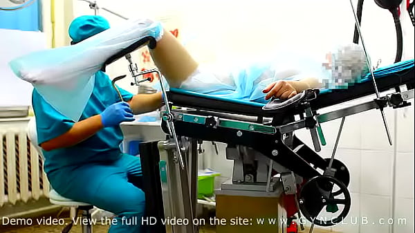 Orgasm on gyno chair