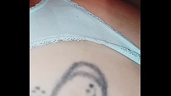 Spreading my bitch's buttocks so they can put the berga