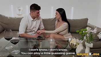 Sapphire Astrea's tight dark-haired ass salutes Jacomrade's son Carrera's large