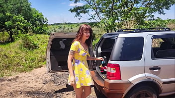 A couple goes camping on Halloween and his wife ends