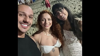 My wife and I met a redhead on New Year's