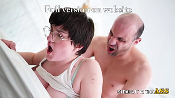 Straight in the Ass - A Busty BBW Teen Gets