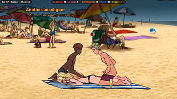 She suddenly realized that being a whore is nice. Public