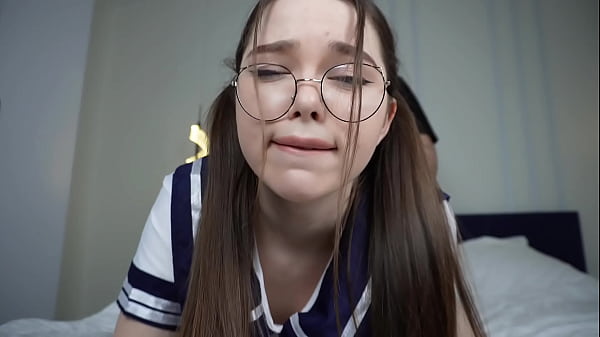 The student loves getting fucked in her school uniform.