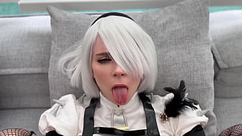 2B Gets Her Tight Pussy Fucked in All Positions and