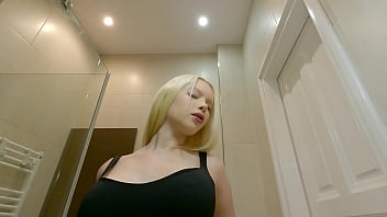Hot Brazilian Petite Blonde College Girl comes for a Fashion