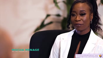  - Ebony doctor give nuru massage treatment