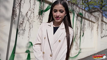 GERMAN SCOUT - Petite Columbian Girl Sofia Smith talk to