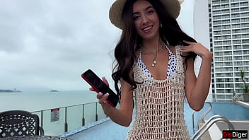 Gorgeous Spanish Blanca Wants To Try Russian White Cock On