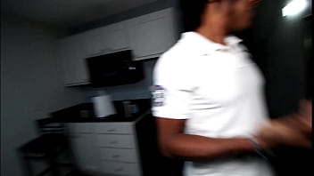 Big tits blonde milf swallows huge BBC cumshot from her