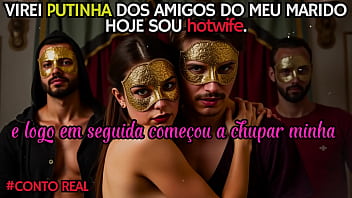 I BECAME MY HUSBAND'S FRIENDS' LITTLE BITCH - Real stories