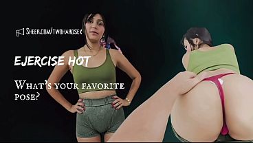 I helped my stepsister exercise, ending with sex and her