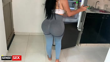 Spying on my stepmother, she catches me filming her but