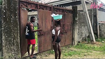 HORNY IDLE BLACK BOY AND THE SEXY PURE WATER SELLER