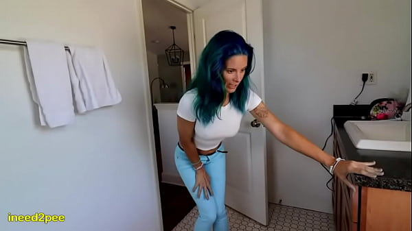 Desperate to pee hotties wetting her panties 2024