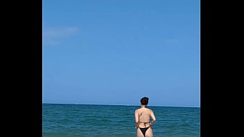 Fucking my Asian girlfriend in a tent on a public