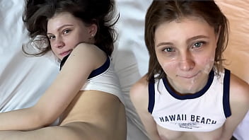 My Sexy Neighbor is Going Crazy. Her Tiny Pussy Can