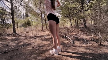 They catch me in the middle of a forest to