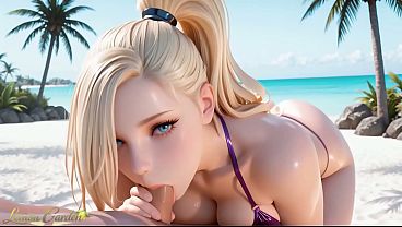 Ino Yamanaka Gets Fucked Hard on Summer Vacation. Naruto. Ai