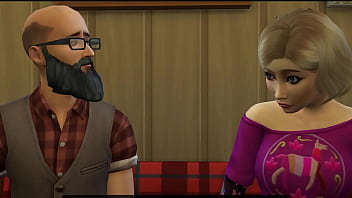 Step Daughter offers herself to her Dad on his birthday