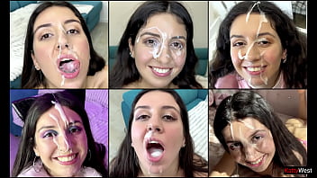 Cum on face compilation, cum in mouth, cum swallowing, a