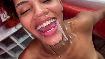 The young girl took it up the ass and even