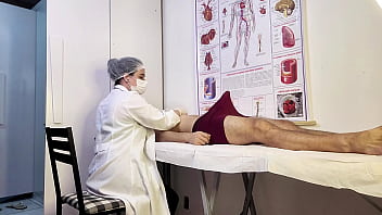 Patient Can't Hold It and Stands Upright in Front of