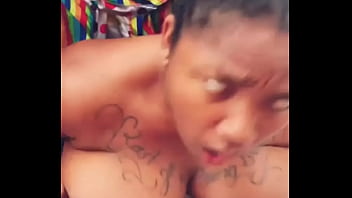 Ebony whore ends up getting fucked hard in a abandoned