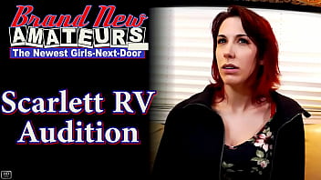 Redhead Hottie Scarlett Foxx Masturbates And Sucks A Juicy Cock