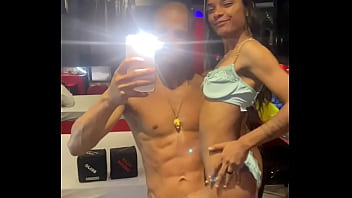 This Petite faced the dark-haired guy and got a lot