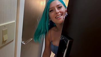 Casting Curvy: Blue Hair Thick Porn Star BEGS to Fuck