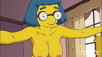 Luan Simpsons Porn and Hentai Ai compilation sexy and naked