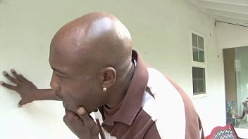 She's first to get fucked in this threesome by an