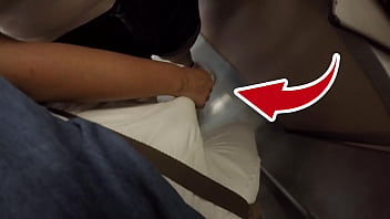 Unknown Blonde Milf with Big Tits Started Touching My Dick