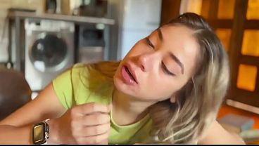 Innocent Visit of Skinny Horny 18-Year-Old to His Perverted Stepfather