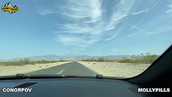 College Slut Gets Roadside Creampie - Molly Pills - Public