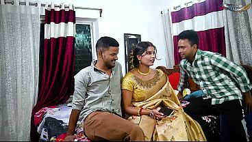 DESI MALLU BHABHI HADCORE THREESOME SEX WITH HER LOCAL TWO