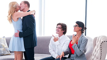 Horny Milfs Letting Each Other's Stepsons to Fuck Them -