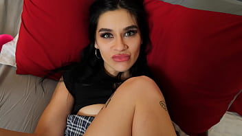 My Step Sis Slides My Cock In Watching VR -