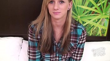 Brand new blonde 18 yr old gets creampied